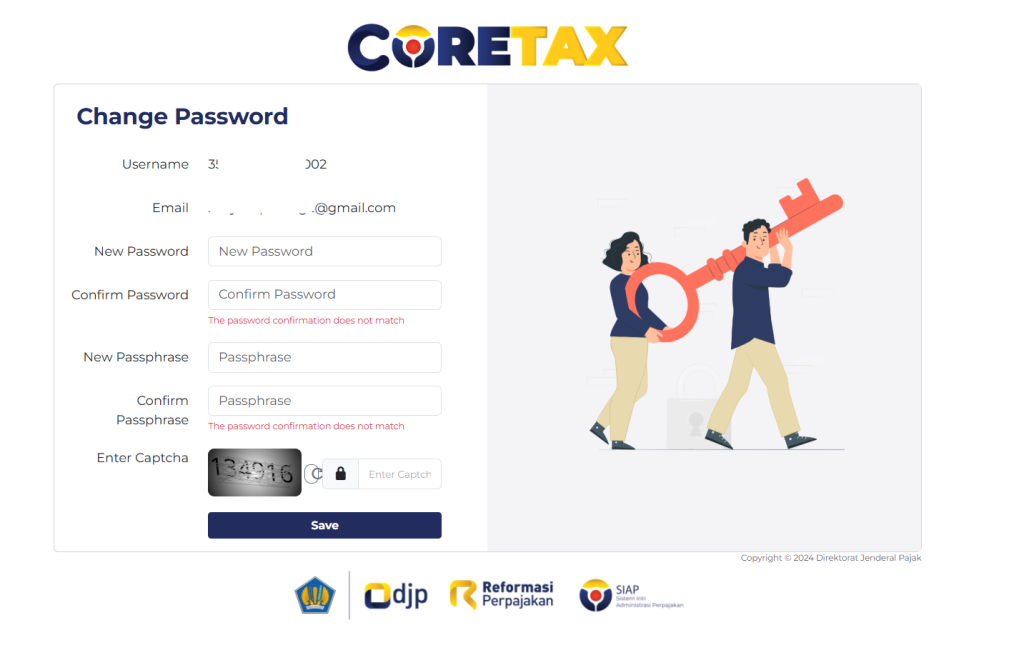 Aktivasi CORETAX ASN/PPPK/PNS